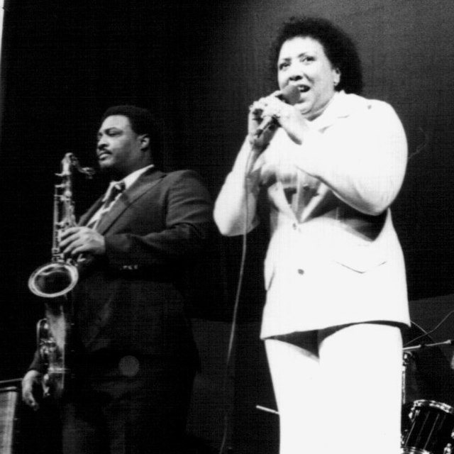 american jazz singer etta jones in Paris, France
